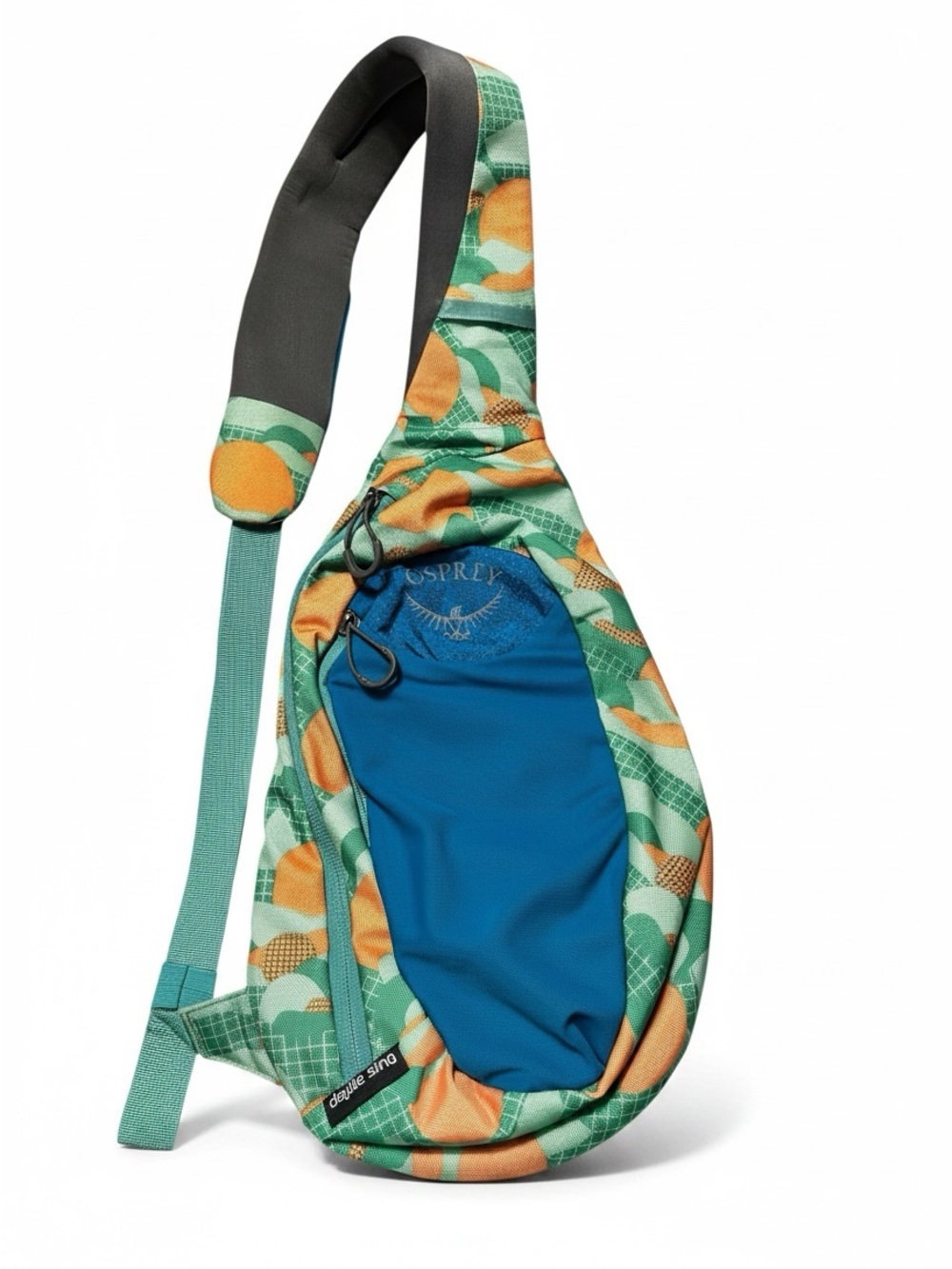 Osprey Daylite Sling Backpack in Honey Bee Deep Sea Blue Limited Series Pattern - Picture 12 of 12